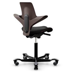 HAG CAPISCO PULS 8020 braun mit Stoff Cura schwarz - Gestell schwarz Special Edition HAG CAPISCO PULS 8020 braun mit Stoff Cura schwarz - Gestell schwarz Special Edition