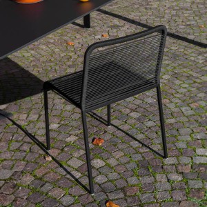 lapalma ARIA S43 Gartenstuhl ohne Armlehnen | Vierfuß-Gestell schwarz | Konfigurator lapalma ARIA S43 Gartenstuhl ohne Armlehnen | Vierfuß-Gestell schwarz | Konfigurator