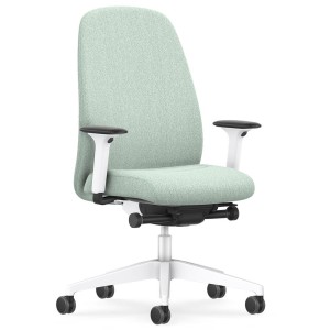 Interstuhl HEJis3 HJ116 Bürostuhl - mit 4D Armlehnen, Kunststoffteile weiß, Stoff Chili CH14 Interstuhl HEJis3 HJ116 Bürostuhl - mit 4D Armlehnen, Kunststoffteile weiß, Stoff Chili CH14