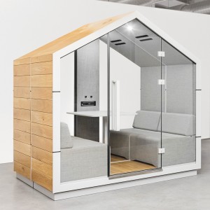 Bejot Treehouse Wood TH4W Akustikkabine in Stoff Fenno 005 Bejot Treehouse Wood TH4W Akustikkabine in Stoff Fenno 005