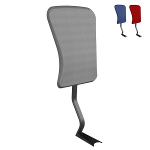 Aeris Swopper Rückenlehne AIR mesh grau - Lehnenstab schwarz Aeris Swopper Rückenlehne AIR mesh grau - Lehnenstab schwarz