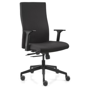 Trendoffice to-strike work task 9248 Drehstuhl in Schwarz - seitliche Frontansicht Trendoffice to-strike work task 9248 Drehstuhl in Schwarz - seitliche Frontansicht