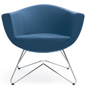 Profim Sorriso 10V mit Filigranfuß | Bezug Alba blau 6026 Profim Sorriso 10V mit Filigranfuß | Bezug Alba blau 6026