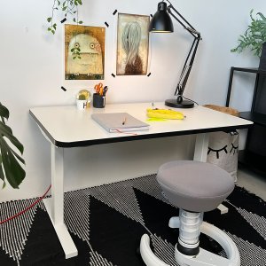 Kinder Schreibtisch CLEO elektrisch höhenverstellbar Weiß Kinder Schreibtisch CLEO elektrisch höhenverstellbar Weiß