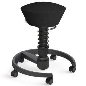 Aeris Swopper Mikrofaser schwarz mit Rollen Aeris Swopper Mikrofaser schwarz mit Rollen