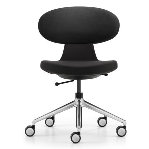Girsberger Simplex Bürostuhl Homeoffice schwarz mit Designrollen Girsberger Simplex Bürostuhl Homeoffice schwarz mit Designrollen