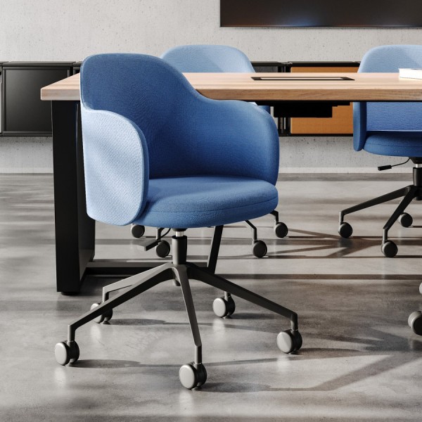 Bejot Flos FS KP 5R Konferenzsessel | fünfarmiges Fußkreuz mit Rollen | Konfigurator