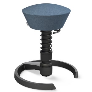 Aeris Swopper Capture Wolle taubenblau meliert - Gleiter - Gestell schwarz - Standardfeder Aeris Swopper Capture Wolle taubenblau meliert - Gleiter - Gestell schwarz - Standardfeder