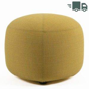 lapalma KIPU Sitzhocker | Bezug Canvas gelb meliert lapalma KIPU Sitzhocker | Bezug Canvas gelb meliert