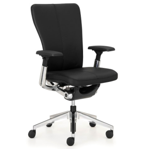 HAWORTH Zody (Comforto 89) Bürodrehstuhl schwarz gepolstert mit Leder HAWORTH Zody (Comforto 89) Bürodrehstuhl schwarz gepolstert mit Leder