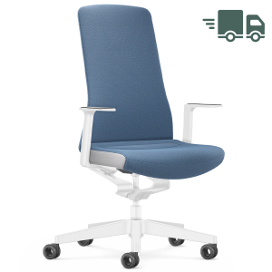 Interstuhl PURE INTERIOR Edition Bürostuhl mit Polsterrücken - Variante blau Interstuhl PURE INTERIOR Edition Bürostuhl mit Polsterrücken - Variante blau
