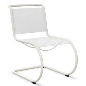 THONET Stahlrohr-Freischwinger S 533 N Outdoor | Netzbespannung und Gestell weiß THONET Stahlrohr-Freischwinger S 533 N Outdoor | Netzbespannung und Gestell weiß