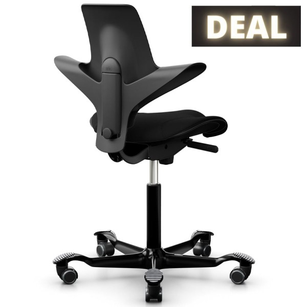 HAG Capisco Puls 8020 schwarz mit Gestell schwarz