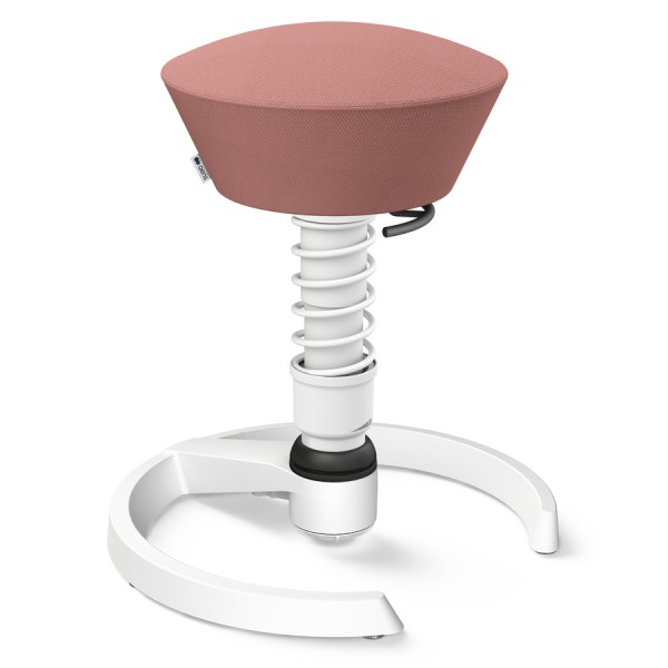 Aeris Swopper Select Wolle blassrosa - Gleiter - Gestell weiß - Standardfeder