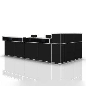 Bosse Modul Space Empfangstheke 8 schwarz Bosse Modul Space Empfangstheke 8 schwarz