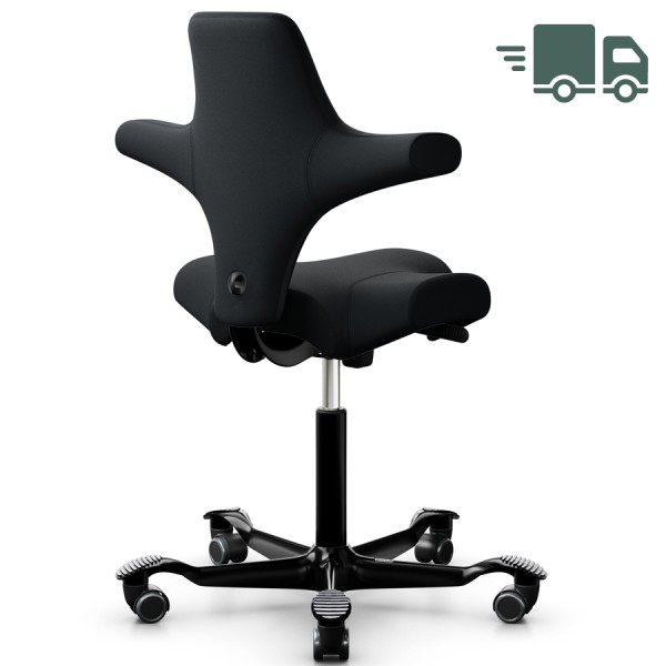 HAG Capisco 8106 Sattelstuhl Bürostuhl in Stoff Select schwarz - schnell geliefert