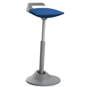 Aeris Muvman Mikrofaser blau High-Feder - Gestell grau Aeris Muvman Mikrofaser blau High-Feder - Gestell grau