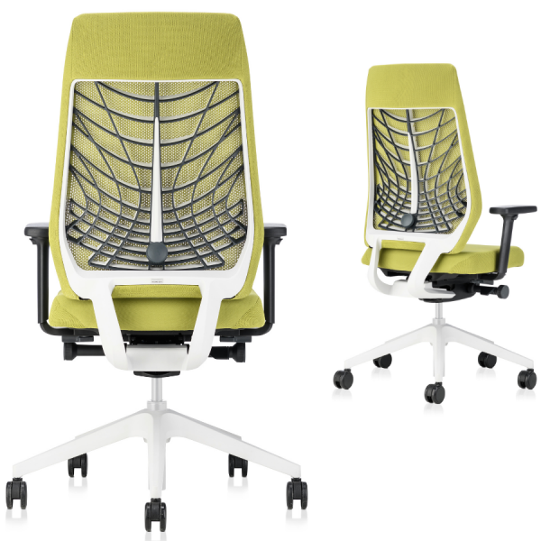 Interstuhl JOYCEis3 JC217 Bürostuhl | Netzrücken hoch | Farbe maigrün hellgrau Interstuhl JOYCEis3 JC217 Bürostuhl mit Netzrücken hoch Farbe maigrün
