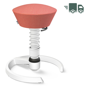Aeris Swopper Capture Wolle rosa-rot meliert - Gleiter - Gestell weiß - Standardfeder Aeris Swopper Capture Wolle rosa-rot meliert - Gleiter - Gestell weiß - Standardfeder