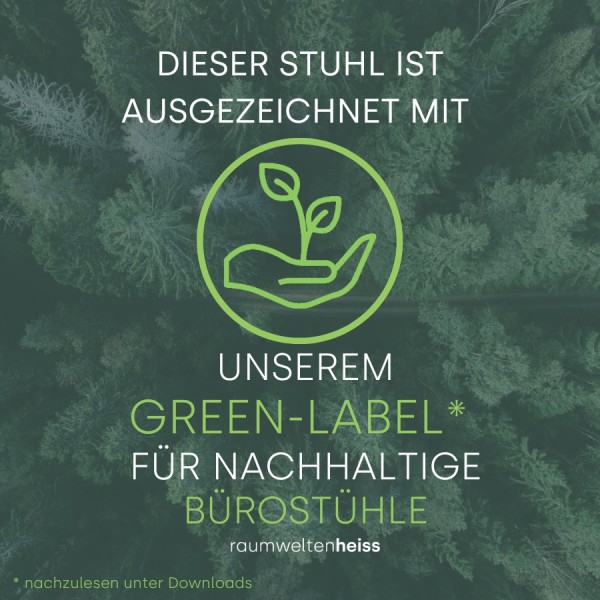 HAG Tion 2160 Bürostuhl Blush Rose | Sitz u. Rücken gepolstert | Stoff Cura 61257 Ausgezeichnet mit dem RWH Green-Label