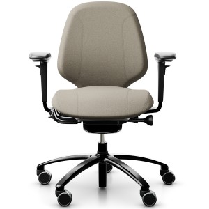 RH Mereo 200 Beige mit Gestell schwarz Frontansicht RH Mereo 200 Beige mit Gestell schwarz Frontansicht