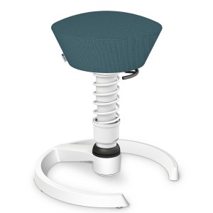 Aeris Swopper Cura blau meliert | Gestell weiß | Gleiter Aeris Swopper Cura blau meliert | Gestell weiß | Gleiter