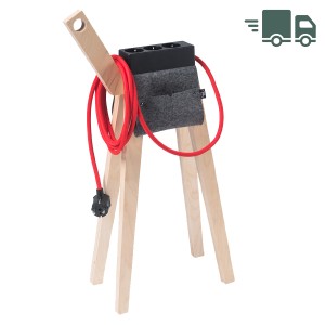 Stromer nature + Satteltaschen - Steckdose schwarz, Kabel rot Stromer nature + Satteltaschen - Steckdose schwarz, Kabel rot
