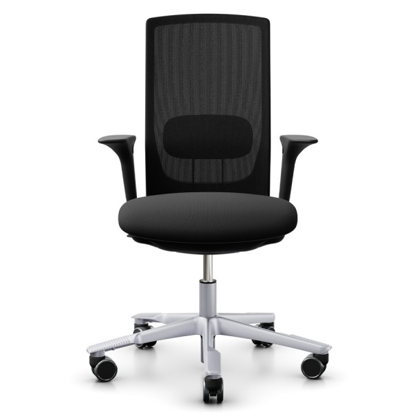 HAG Futu mesh schwarz silber 1100 - Frontansicht 