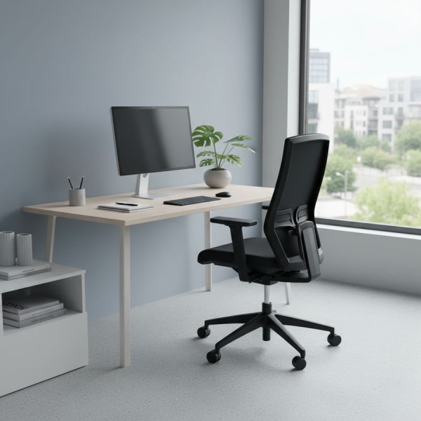 König + Neurath JET II Drehstuhl mit Softpolster in schwarz | Beispielbild