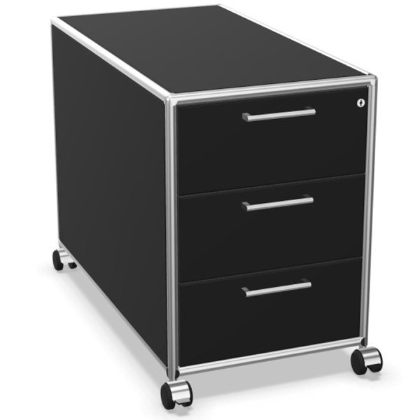 Bosse Rollcontainer 333 schwarz Rahmen chrom - Fast &amp; Easy