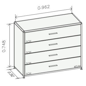 Vorschau: Bosse Solutions Sideboard weiß | Abmessungen Vorschau: Bosse Solutions Sideboard weiß | Abmessungen