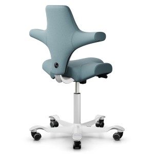 HAG CAPISCO 8106 | Wollstoff Select hellblau | Gestell weiß HAG CAPISCO 8106 | Wollstoff Select hellblau | Gestell weiß