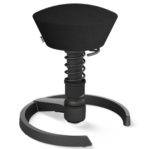 Aeris Swopper Mikrofaser schwarz mit Gleitern - Gestell schwarz - Low-Feder Aeris Swopper Mikrofaser schwarz mit Gleitern - Gestell schwarz - Low-Feder