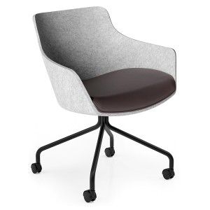 Klöber WOOOM (woo57) Sessel niedrig mit Rollen Klöber WOOOM (woo57) Sessel niedrig mit Rollen