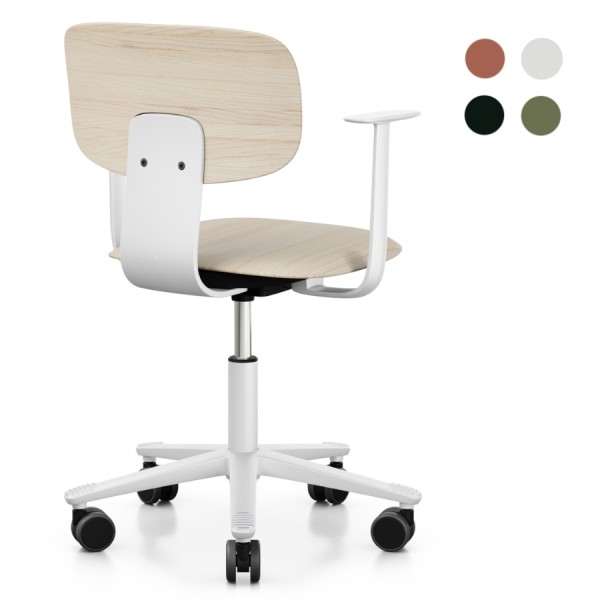 HAG Tion 2200 Bürostuhl | Sitz und Rücken Esche natur | Konfigurator
