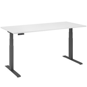 RWH RAPID Schreibtisch elektrisch verstellbar - weiß/graphit - 180 cm Breite RWH RAPID Schreibtisch elektrisch verstellbar - weiß/graphit - 180 cm Breite