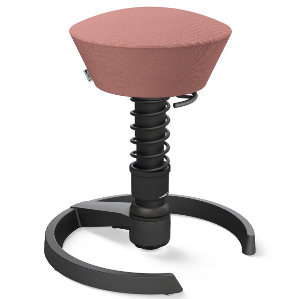 Aeris Swopper Select Wolle blassrosa - Gleiter - Gestell schwarz - Standardfeder