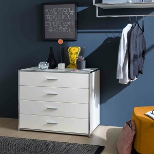 Vorschau: Bosse Solutions Sideboard weiß | 4 Schubladen Vorschau: Bosse Solutions Sideboard weiß | 4 Schubladen