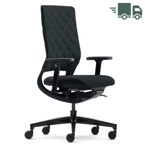 Klöber Mera Diamond schwarz Polster Cura schwarz (0500) Klöber Mera Diamond schwarz Polster Cura schwarz (0500)