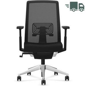 HAWORTH Very (Comfort 62) schwarz mit Netzrücken und Gestell Alu glanz poliert - schnell geliefert HAWORTH Very (Comfort 62) schwarz mit Netzrücken und Gestell Alu glanz poliert - schnell geliefert