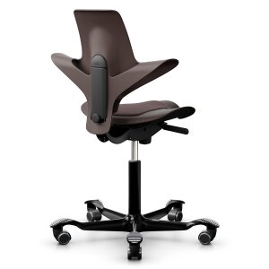 HAG CAPISCO PULS 8010 braun mit Stoff Select chestnut - Gestell schwarz HAG CAPISCO PULS 8010 braun mit Stoff Select chestnut - Gestell schwarz