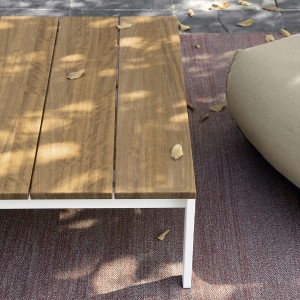 Kristalia be-Easy | Slatted Teakholz Platte | Beispielbild flache Ausführung Kristalia be-Easy | Slatted Teakholz Platte | Beispielbild flache Ausführung