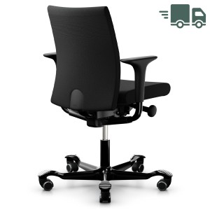 HAG Creed 6004 Bürostuhl schwarz | Mittelhohe Polsterrückenlehne | Bezugsstoff Select HAG Creed 6004 Bürostuhl schwarz | Mittelhohe Polsterrückenlehne | Bezugsstoff Select