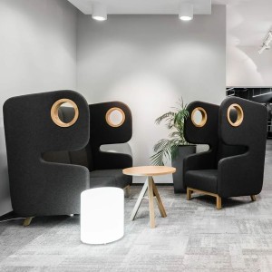 Mikomax Packman Sofa mit Trennwänden Stoff Wool Onyx Mikomax Packman Sofa mit Trennwänden Stoff Wool Onyx