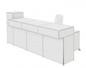 Bosse Modul Space Empfangstheke 4 von hinten Bosse Modul Space Empfangstheke 4 von hinten