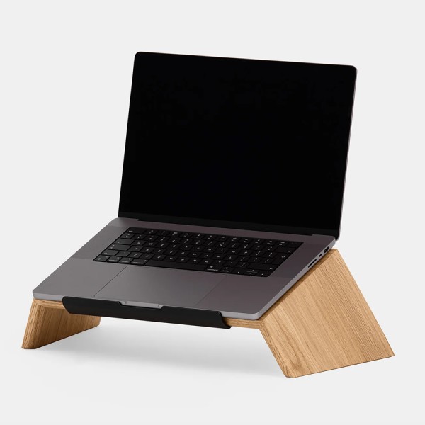 Oakywood Laptop Ständer in Eiche Massivholz