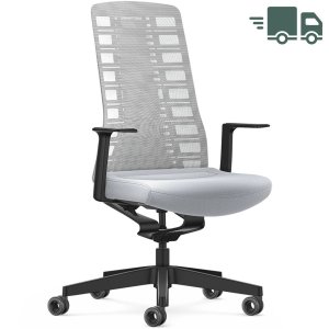 Interstuhl PURE ACTIVE Edition Bürostuhl mit Netzrücken - Variante grau Interstuhl PURE ACTIVE Edition Bürostuhl mit Netzrücken - Variante grau