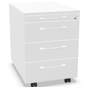 Palmberg Rollcontainer ORGA PLUS 3+3+3+1 mit Griffen weiß Palmberg Rollcontainer ORGA PLUS 3+3+3+1 mit Griffen weiß