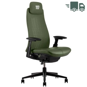 Haworth Fern X Halo Gaming Chair mit Leder-Sitzfläche - Beispielbild Haworth Fern X Halo Gaming Chair mit Leder-Sitzfläche - Beispielbild