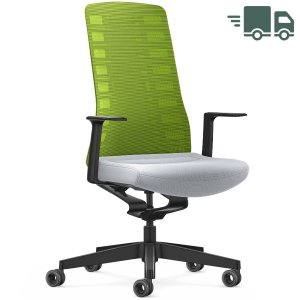 Interstuhl PURE ACTIVE Edition Bürostuhl mit Netzrücken - Variante grün-hellgrau Interstuhl PURE ACTIVE Edition Bürostuhl mit Netzrücken - Variante grün-hellgrau